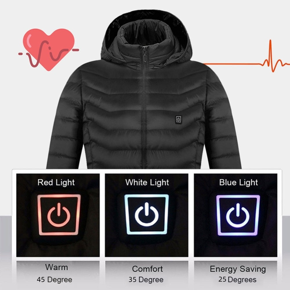 VoltWarm™ Heated Jacket – USB-Powered Thermal Coat for Winter Comfort